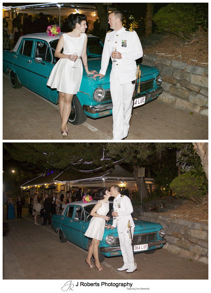 1950s style wedding with old holden - sydney wedding photography 